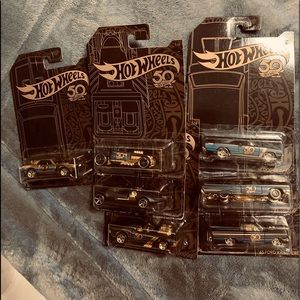 Hot wheels 50th Anniversary Set/Bonus Gold Camaro